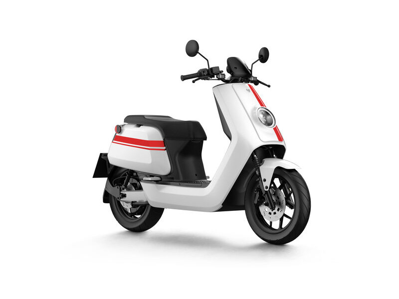 NIU NQi GTS SR Electric Scooter - White / Red click to zoom image