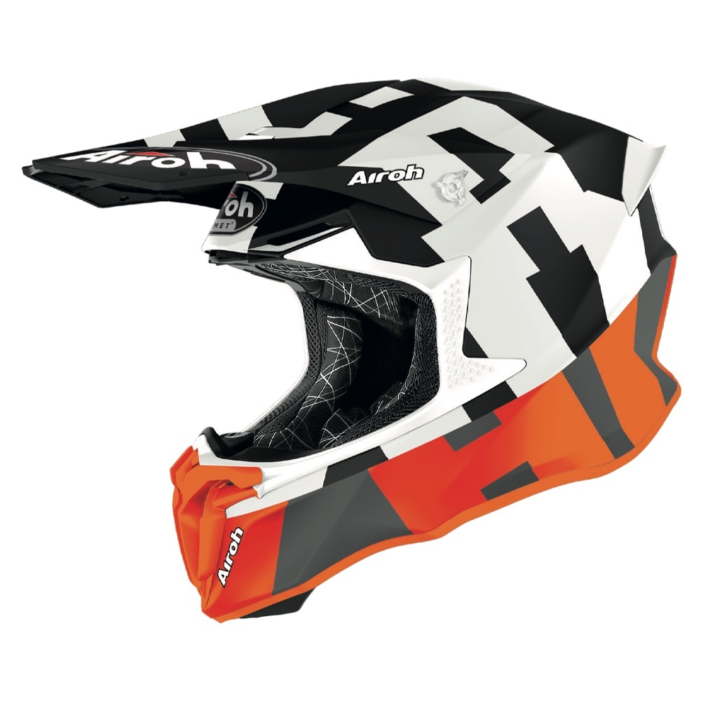 AIROH Twist 2.0 Frame Orange Matt :: £170.99 :: Motorcycle Helmets ...