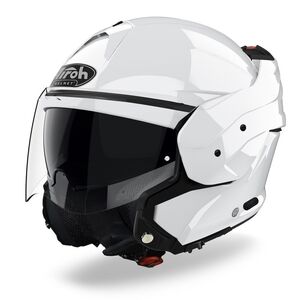 AIROH Mathisse Flip Front Helmet (Gloss White) 2021