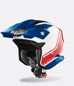 AIROH TRR S Keen Blue/Red Gloss 