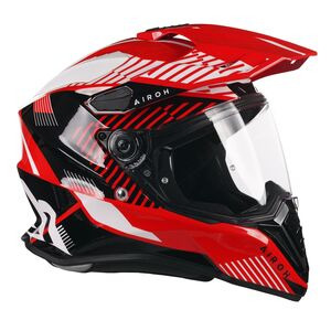 AIROH Commander Adventure Helmet - 'Boost Red' (Gloss) click to zoom image