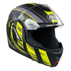 AIROH Rev19 Flip Ikon Yellow Matt click to zoom image