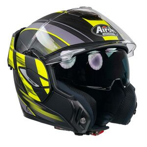 AIROH Rev19 Flip Ikon Yellow Matt click to zoom image