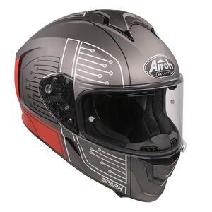 AIROH Spark Flow Red Circuit Matt click to zoom image