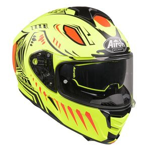 AIROH Spark Flow Matt Yellow Fluro Vibe click to zoom image