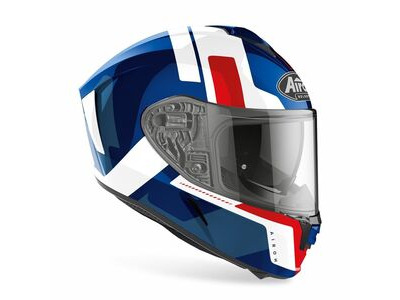 AIROH Spark 'Shogun' Helmet - Blue/Red Gloss