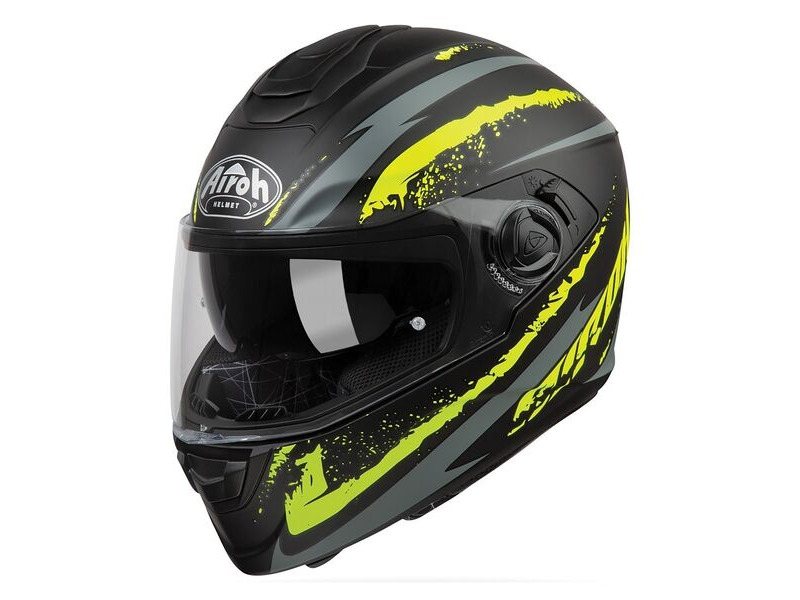 AIROH ST 301 Full Face Logo Yellow Matt click to zoom image