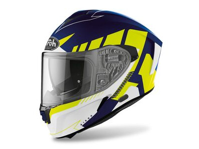 AIROH Spark Rise Blue/Yellow Matt
