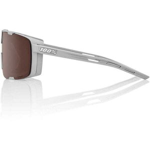 100% Glasses Eastcraft - Soft Tact Cool Grey - HiPER Crimson Silver Mirror Lens click to zoom image
