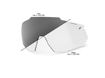 100% Racetrap Replacement Lens - Photochromic Clear/Smoke