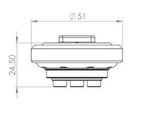 SP CONNECT Connect Anti Vibration Module Chrome click to zoom image