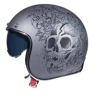 MT Le Mans 2 Skull & Roses M.Gry/Blk 
