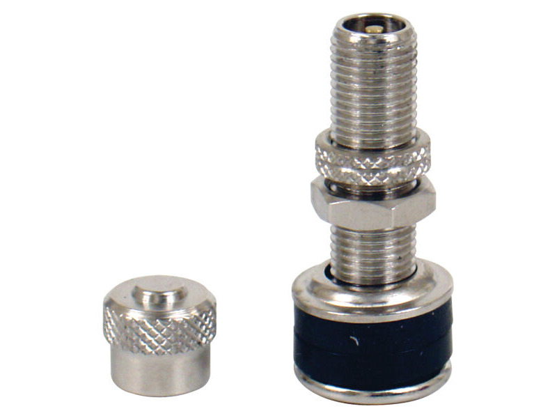 WELDTITE VALVE - TUBELESS (05029) 8mm straight chrome click to zoom image