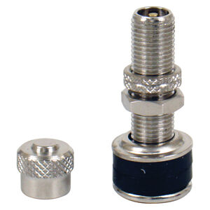 WELDTITE VALVE - TUBELESS (05029) 8mm straight chrome 