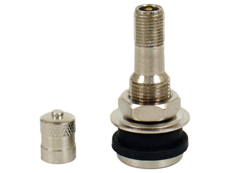 WELDTITE VALVE - TUBELESS (05030) 11.5mm straight chrome click to zoom image