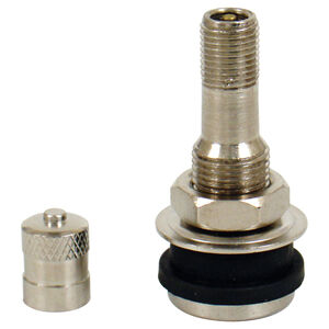 WELDTITE VALVE - TUBELESS (05030) 11.5mm straight chrome 