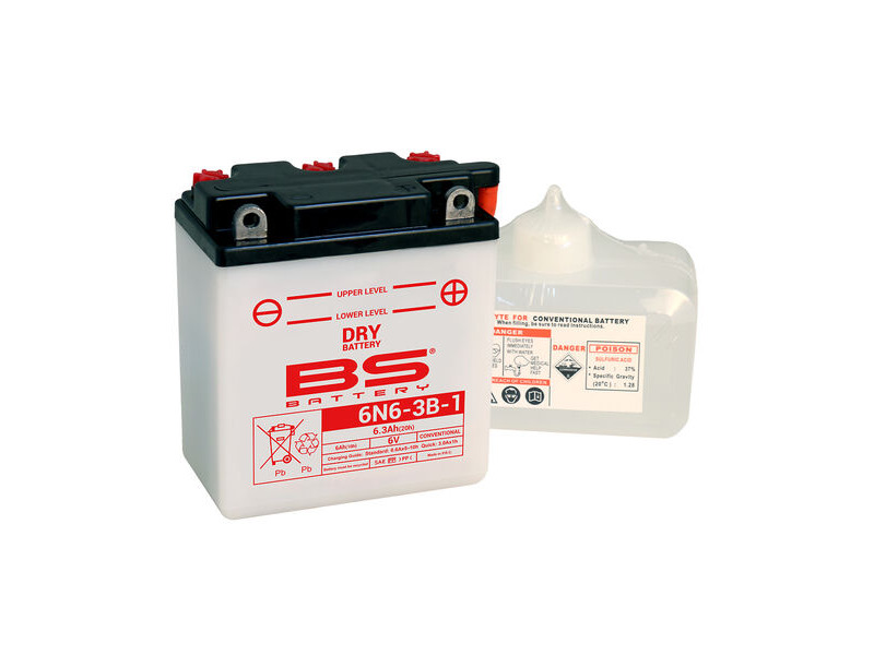 BS BATTERIES 6N6-3B-1 (DC) Combi-Pack Dry Battery click to zoom image