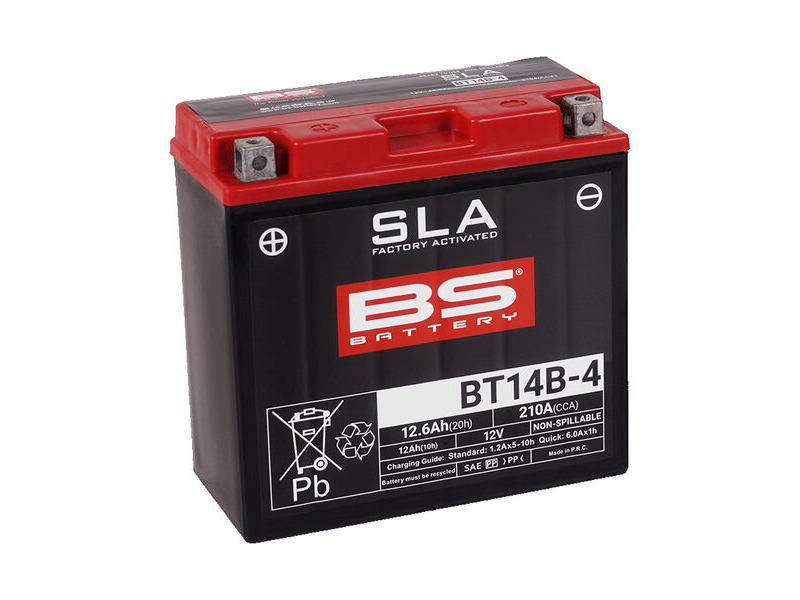 BS BATTERIES BT14B-4 SLA (WC) Factory Activated Battery click to zoom image