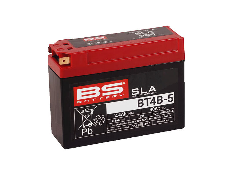 BS BATTERIES BT4B-5 SLA (WC) Factory Activated Battery click to zoom image