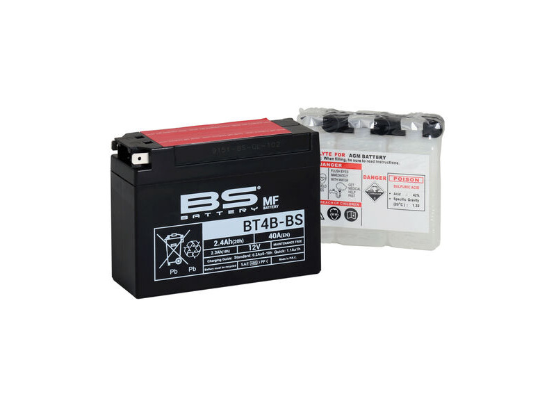 BS BATTERIES BT4B-(CP) Combi-Pack MF Battery click to zoom image