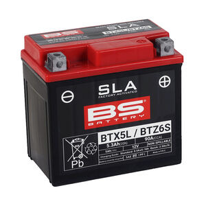 BS BATTERIES BTZ6S / BTX5L SLA (WC) Factory Activated Battery 