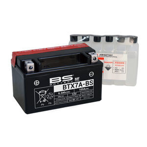 BS BATTERIES BTX7A-(CP) Combi-Pack MF Battery 