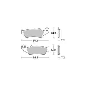 AP RACING Disc Pad Offroad Sinter Competition #294 click to zoom image