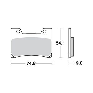 AP RACING SF Supersport Sinter Front Disc Pads #245SF click to zoom image