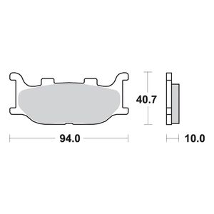 AP RACING SF Supersport Sinter Front Disc Pads #291SF click to zoom image