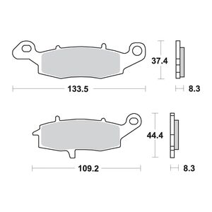 AP RACING Sinter Disc Pad Front #304SF click to zoom image