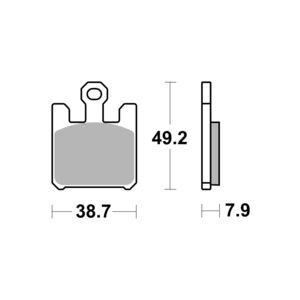 AP RACING SF Supersport Sinter Front Disc Pads #388SF click to zoom image