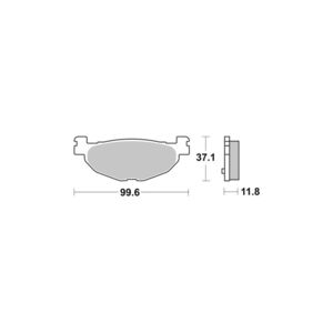 AP RACING Disc Pad Sinter Scooter #412 click to zoom image