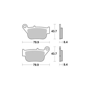 AP RACING Disc Pad Sinter Scooter #535 click to zoom image