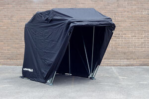 ARMADILLO Motorcycle Garage Shelter Large (345cm X 137cm X 190cm) click to zoom image
