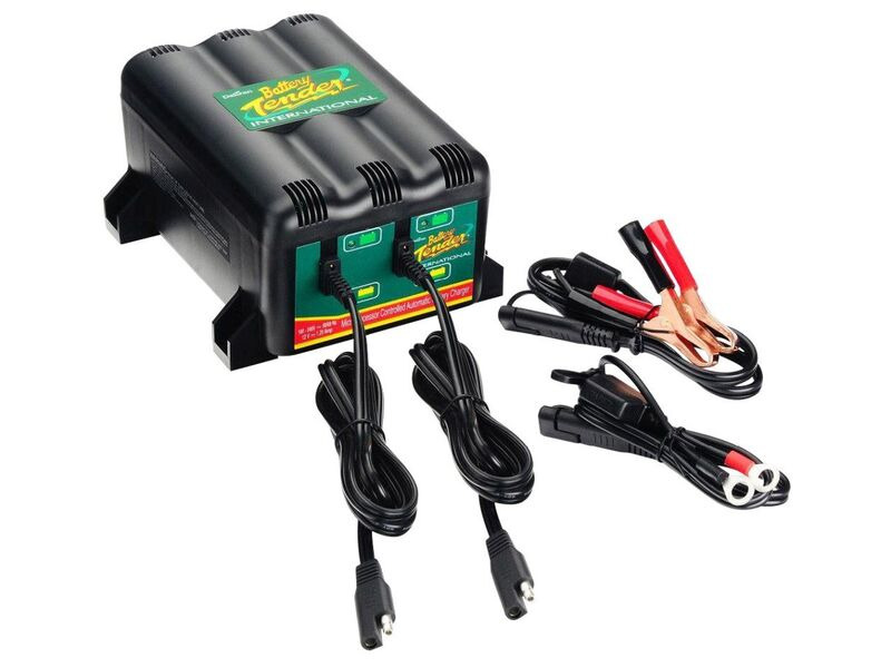 BATTERY TENDER 1.25A 2 Bank Battery Charger click to zoom image