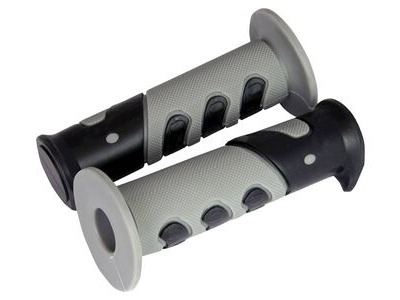 BIKE IT MX Competition Grips Grey / Black