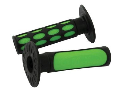 BIKE IT 2-Tone MX Grips Green / Black