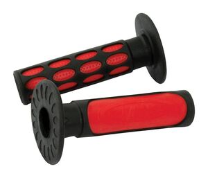BIKE IT 2-Tone MX Grips Red / Black 