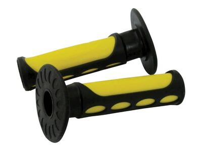 BIKE IT 2-Tone MX Grips Yellow / Black