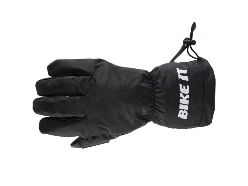 BIKE IT 5 Finger Rain Over-Gloves click to zoom image