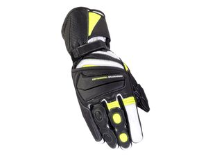 BIKE IT Crossfire Black/Neon Summer Road Gloves 