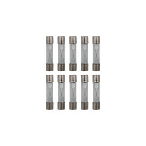 BIKE IT 25amp 25mm Pack Of 10 Glass Fuses 