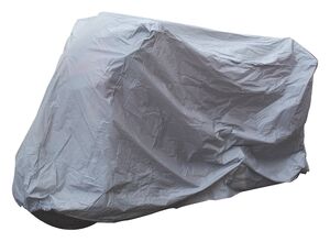 BIKE IT Standard Rain Cover - Grey - Medium Fits Up To 600cc 