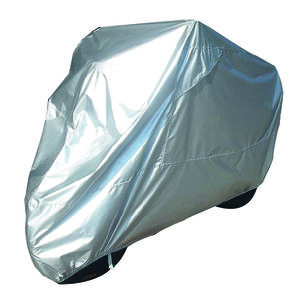 BIKE IT Motorcycle Rain Cover - Silver - Large Fits 750-1000cc 