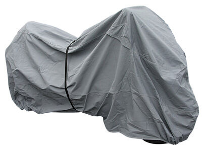 BIKE IT Premium Rain Cover - Grey - Medium Fits Up To 600cc