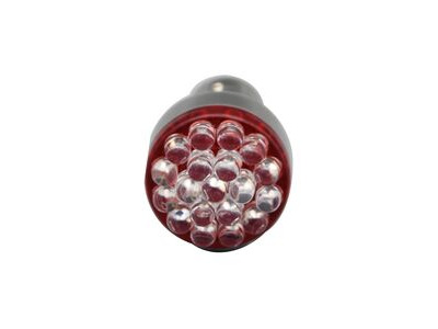 BIKE IT 12V Red LED Bulb BAY15D