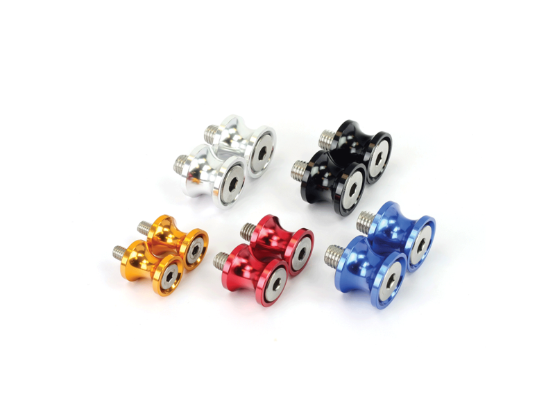 BIKE IT Alloy 6mm 1 Pitch Paddock Stand Bobbins click to zoom image