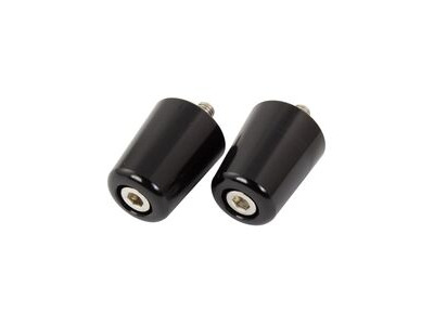 BIKE IT Alloy Kawasaki Flush Type Black Bar End Weights