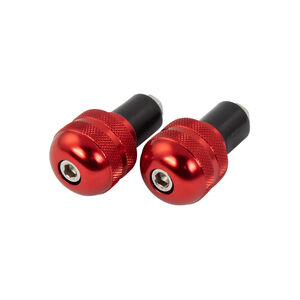 BIKE IT Red 18mm Round Bar End Weights 