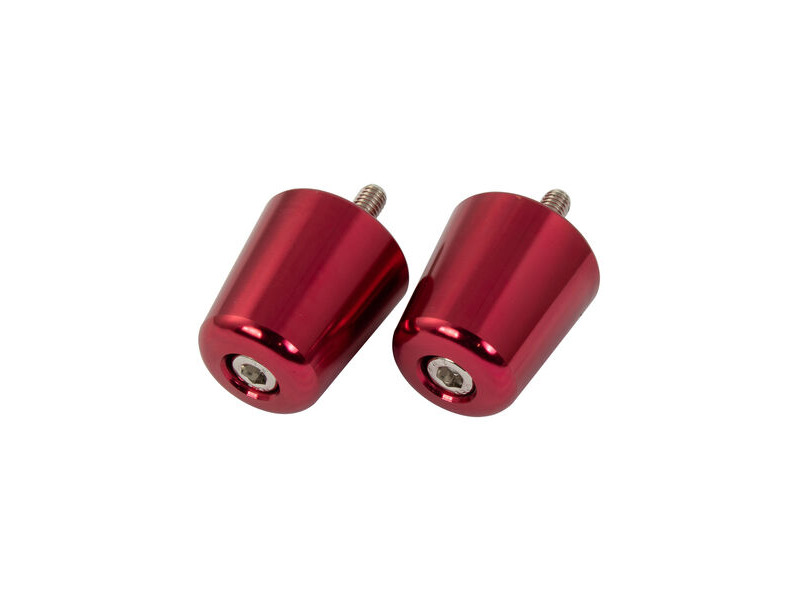 BIKE IT Alloy Suzuki Flush Type Red Bar End Weights click to zoom image